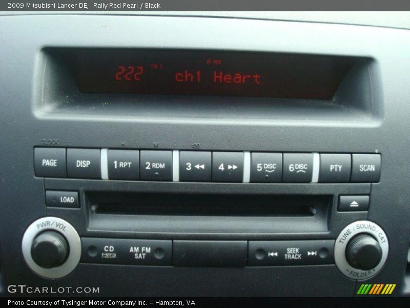 Controls of 2009 Lancer DE