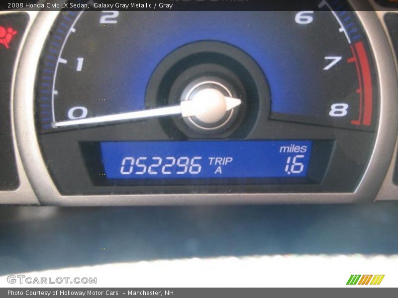 Galaxy Gray Metallic / Gray 2008 Honda Civic LX Sedan