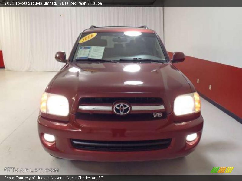Salsa Red Pearl / Taupe 2006 Toyota Sequoia Limited