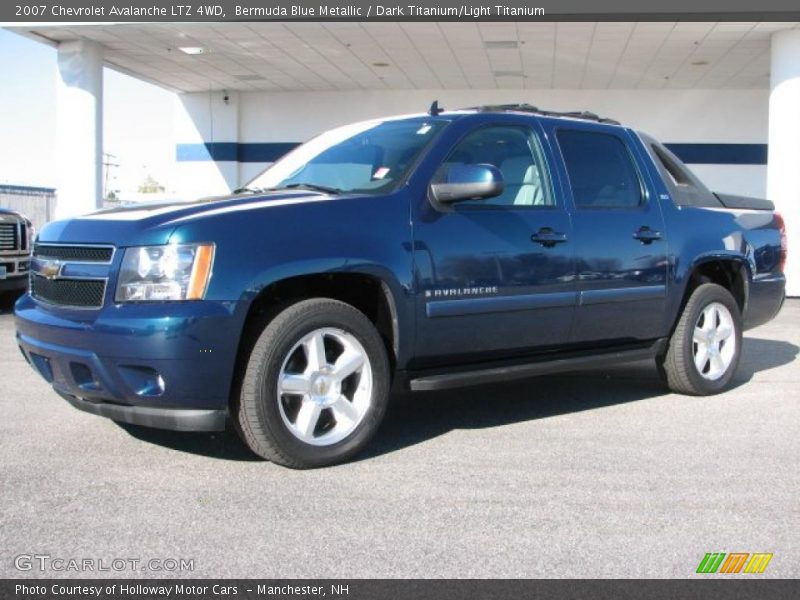 Bermuda Blue Metallic / Dark Titanium/Light Titanium 2007 Chevrolet Avalanche LTZ 4WD