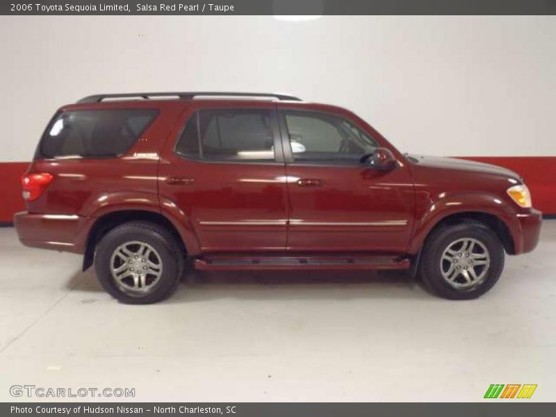 Salsa Red Pearl / Taupe 2006 Toyota Sequoia Limited