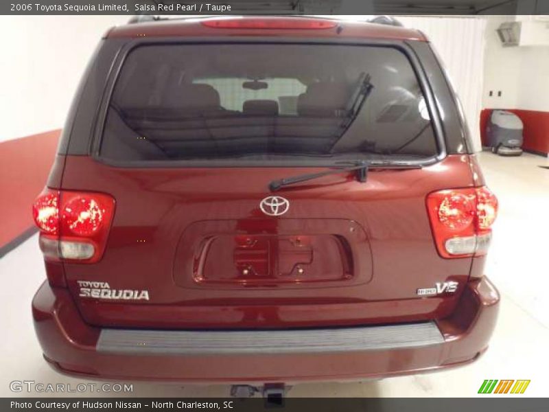 Salsa Red Pearl / Taupe 2006 Toyota Sequoia Limited