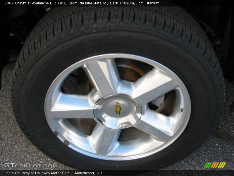 Bermuda Blue Metallic / Dark Titanium/Light Titanium 2007 Chevrolet Avalanche LTZ 4WD