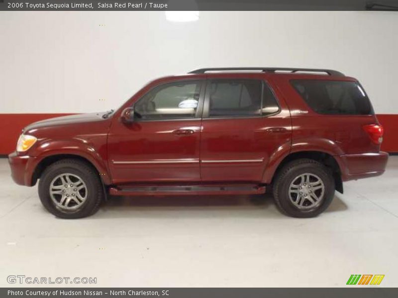 Salsa Red Pearl / Taupe 2006 Toyota Sequoia Limited