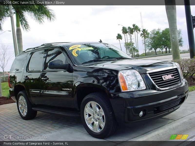 Onyx Black / Ebony 2008 GMC Yukon SLE