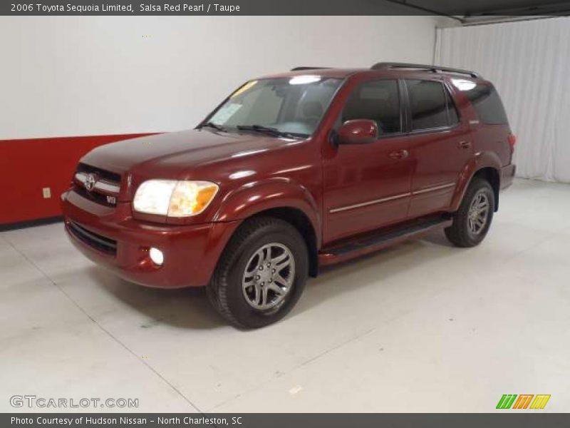 Salsa Red Pearl / Taupe 2006 Toyota Sequoia Limited