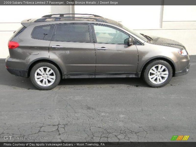 Deep Bronze Metallic / Desert Beige 2009 Subaru Tribeca Limited 7 Passenger