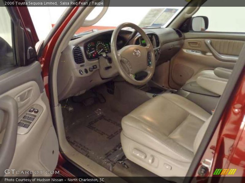 Salsa Red Pearl / Taupe 2006 Toyota Sequoia Limited