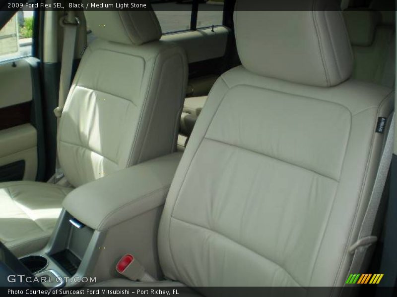 Black / Medium Light Stone 2009 Ford Flex SEL