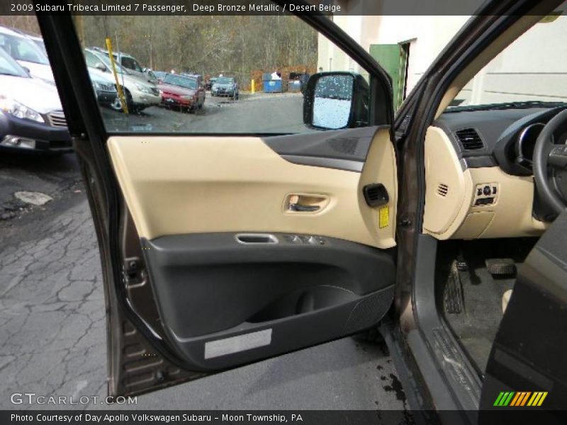 Deep Bronze Metallic / Desert Beige 2009 Subaru Tribeca Limited 7 Passenger