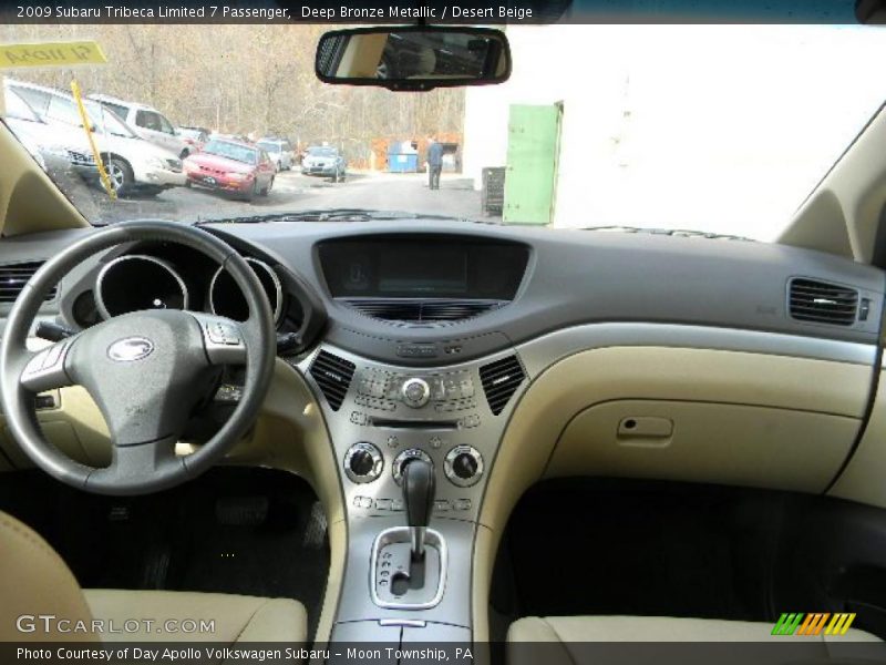 Deep Bronze Metallic / Desert Beige 2009 Subaru Tribeca Limited 7 Passenger