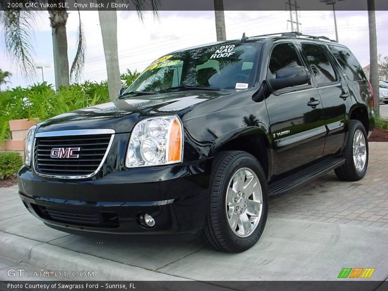 Onyx Black / Ebony 2008 GMC Yukon SLE