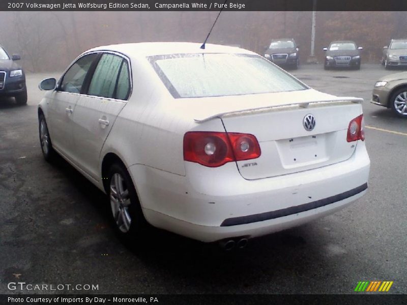 Campanella White / Pure Beige 2007 Volkswagen Jetta Wolfsburg Edition Sedan