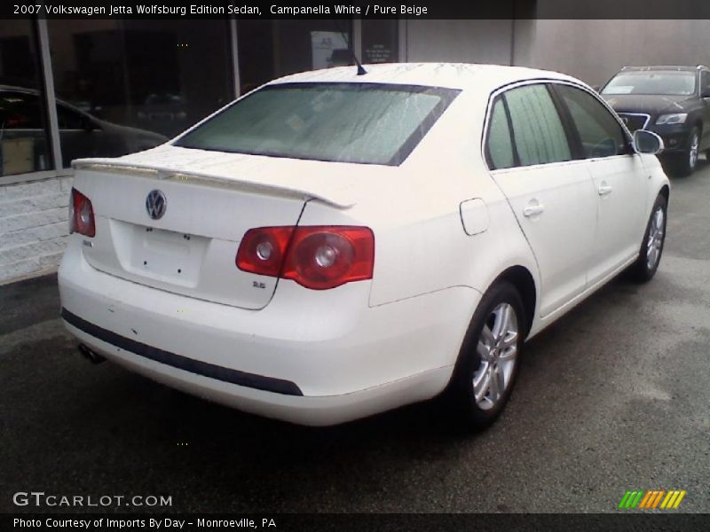 Campanella White / Pure Beige 2007 Volkswagen Jetta Wolfsburg Edition Sedan