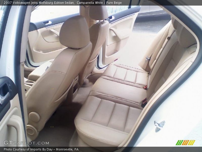 Campanella White / Pure Beige 2007 Volkswagen Jetta Wolfsburg Edition Sedan