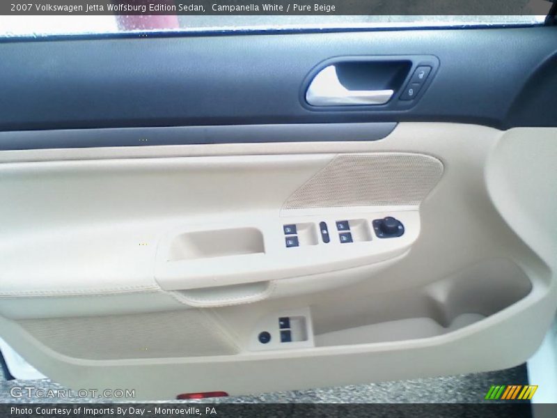 Campanella White / Pure Beige 2007 Volkswagen Jetta Wolfsburg Edition Sedan