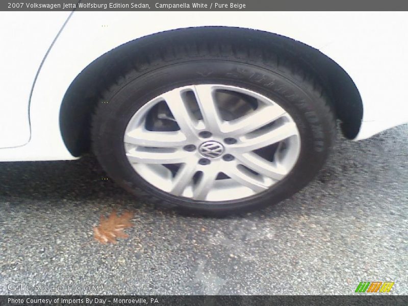 Campanella White / Pure Beige 2007 Volkswagen Jetta Wolfsburg Edition Sedan