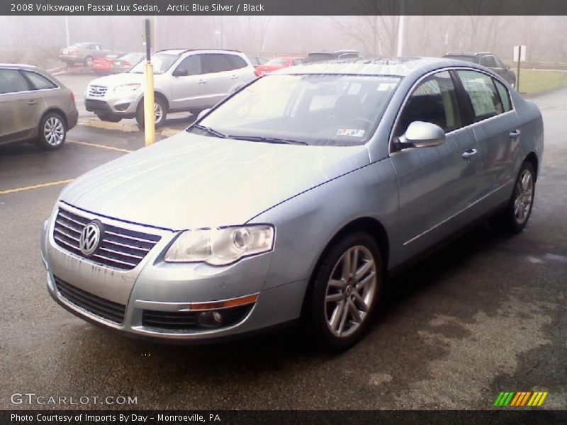 Arctic Blue Silver / Black 2008 Volkswagen Passat Lux Sedan