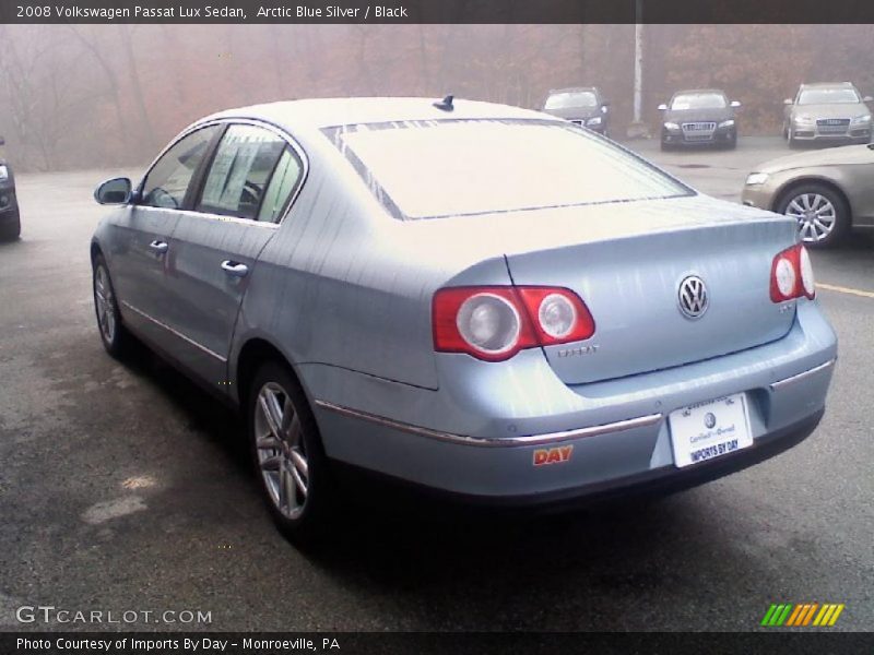 Arctic Blue Silver / Black 2008 Volkswagen Passat Lux Sedan