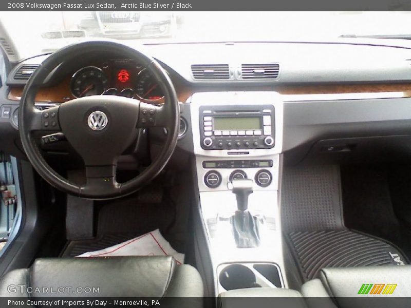 Arctic Blue Silver / Black 2008 Volkswagen Passat Lux Sedan