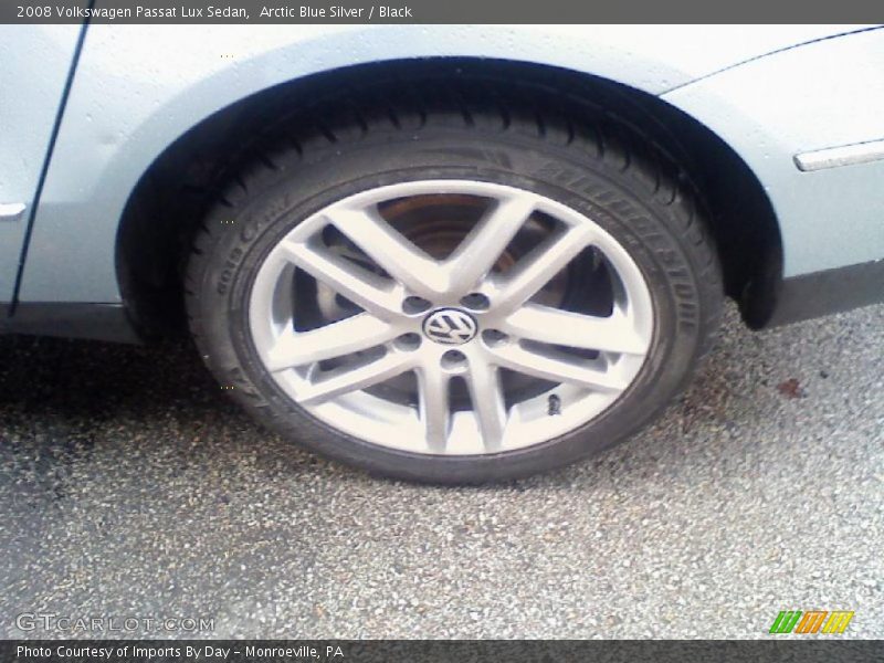 Arctic Blue Silver / Black 2008 Volkswagen Passat Lux Sedan