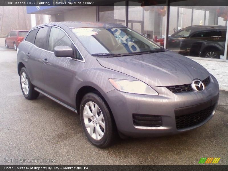 Galaxy Gray Mica / Black 2008 Mazda CX-7 Touring