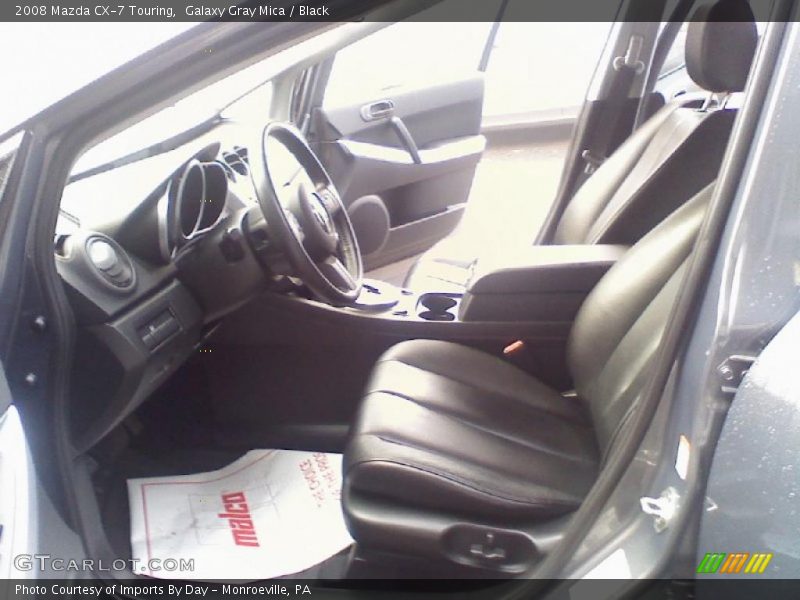 Galaxy Gray Mica / Black 2008 Mazda CX-7 Touring