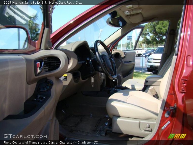  2005 Santa Fe LX 3.5 Gray Interior