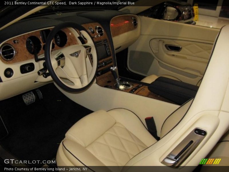 Magnolia/Imperial Blue Interior - 2011 Continental GTC Speed 