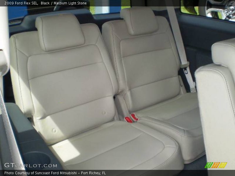 Black / Medium Light Stone 2009 Ford Flex SEL