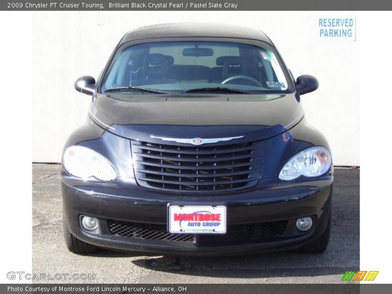 Brilliant Black Crystal Pearl / Pastel Slate Gray 2009 Chrysler PT Cruiser Touring
