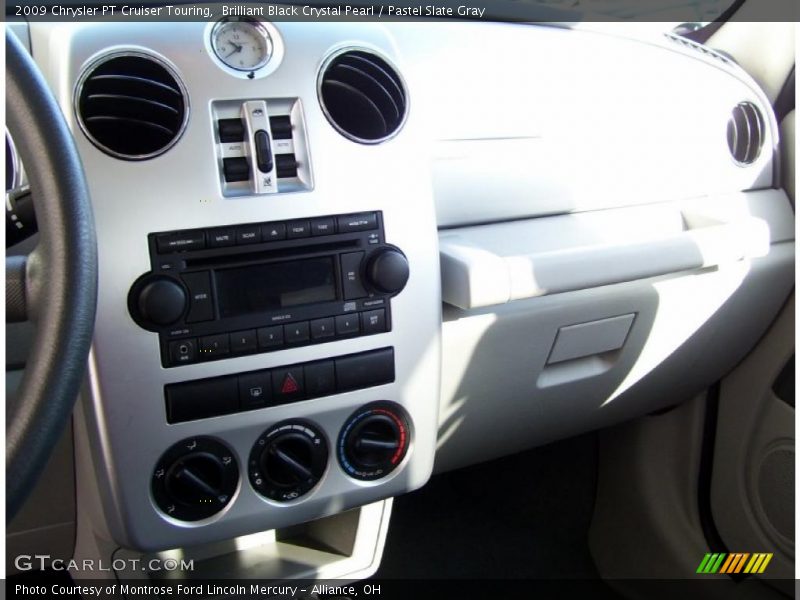 Brilliant Black Crystal Pearl / Pastel Slate Gray 2009 Chrysler PT Cruiser Touring