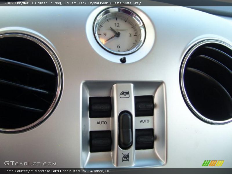 Brilliant Black Crystal Pearl / Pastel Slate Gray 2009 Chrysler PT Cruiser Touring