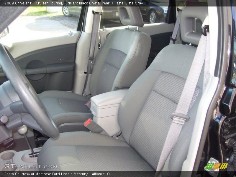 Brilliant Black Crystal Pearl / Pastel Slate Gray 2009 Chrysler PT Cruiser Touring