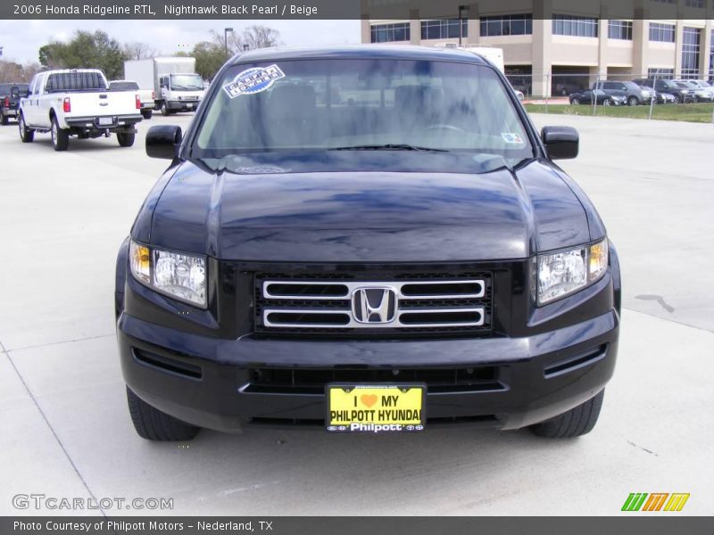 Nighthawk Black Pearl / Beige 2006 Honda Ridgeline RTL
