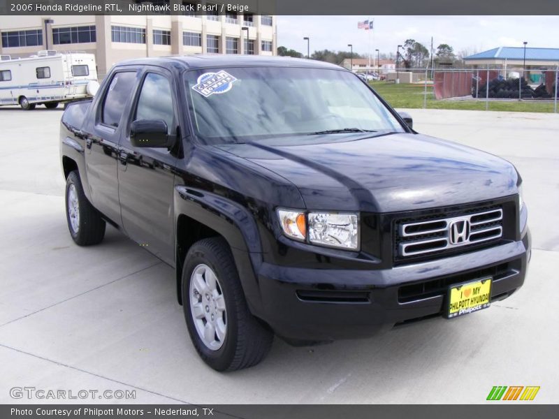 Nighthawk Black Pearl / Beige 2006 Honda Ridgeline RTL