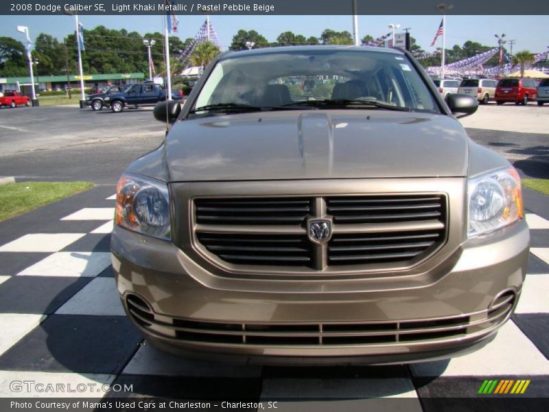 Light Khaki Metallic / Pastel Pebble Beige 2008 Dodge Caliber SE