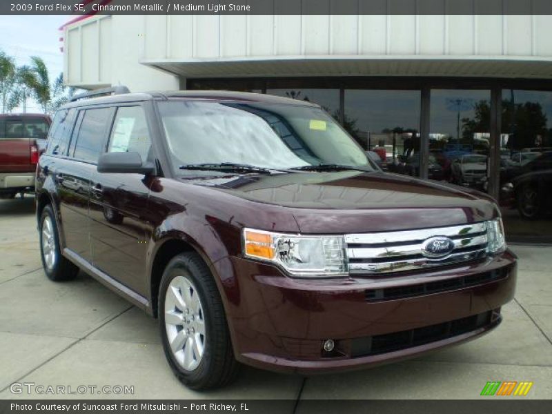 Cinnamon Metallic / Medium Light Stone 2009 Ford Flex SE