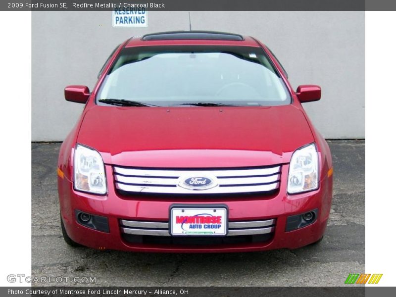 Redfire Metallic / Charcoal Black 2009 Ford Fusion SE