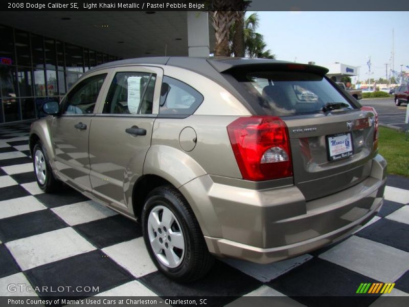 Light Khaki Metallic / Pastel Pebble Beige 2008 Dodge Caliber SE