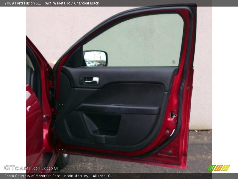 Redfire Metallic / Charcoal Black 2009 Ford Fusion SE