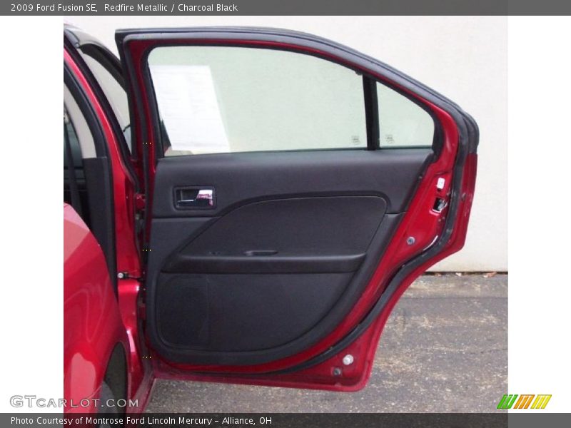 Redfire Metallic / Charcoal Black 2009 Ford Fusion SE