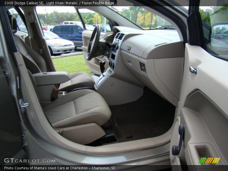Light Khaki Metallic / Pastel Pebble Beige 2008 Dodge Caliber SE