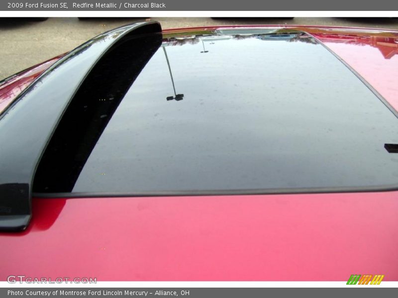 Redfire Metallic / Charcoal Black 2009 Ford Fusion SE