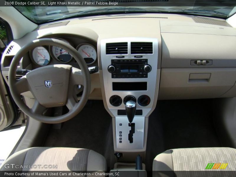 Light Khaki Metallic / Pastel Pebble Beige 2008 Dodge Caliber SE