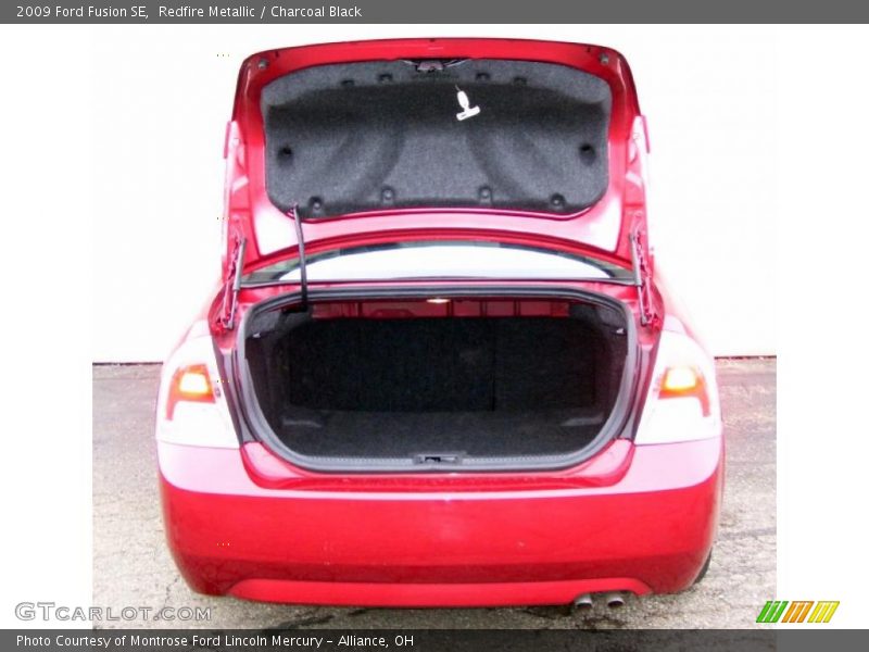 Redfire Metallic / Charcoal Black 2009 Ford Fusion SE