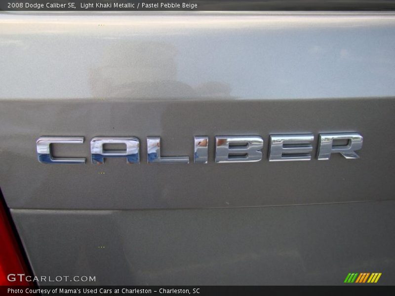 Light Khaki Metallic / Pastel Pebble Beige 2008 Dodge Caliber SE