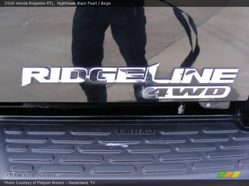 Nighthawk Black Pearl / Beige 2006 Honda Ridgeline RTL