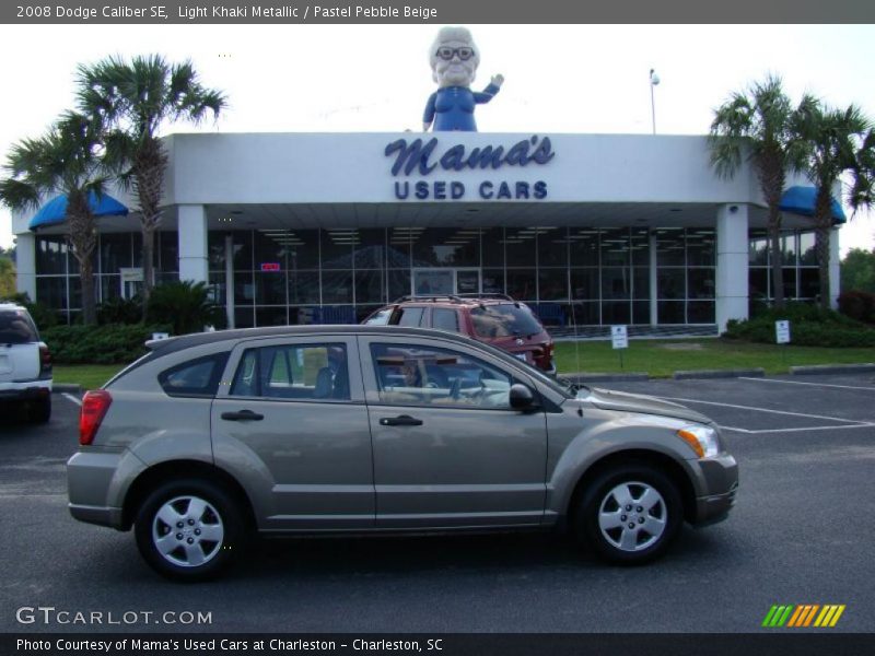 Light Khaki Metallic / Pastel Pebble Beige 2008 Dodge Caliber SE