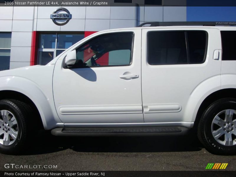 Avalanche White / Graphite 2006 Nissan Pathfinder LE 4x4